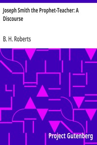 Cover of Joseph Smith the Prophet-Teacher...