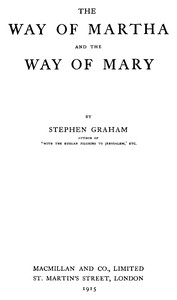 Cover of The Way of Martha and the Way of Mary — A Reader’s Guide