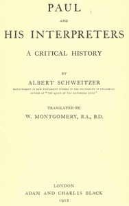 Cover of Paul and his interpreters — Insi...
