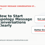 How to Start Apology Message Conversations Clearly